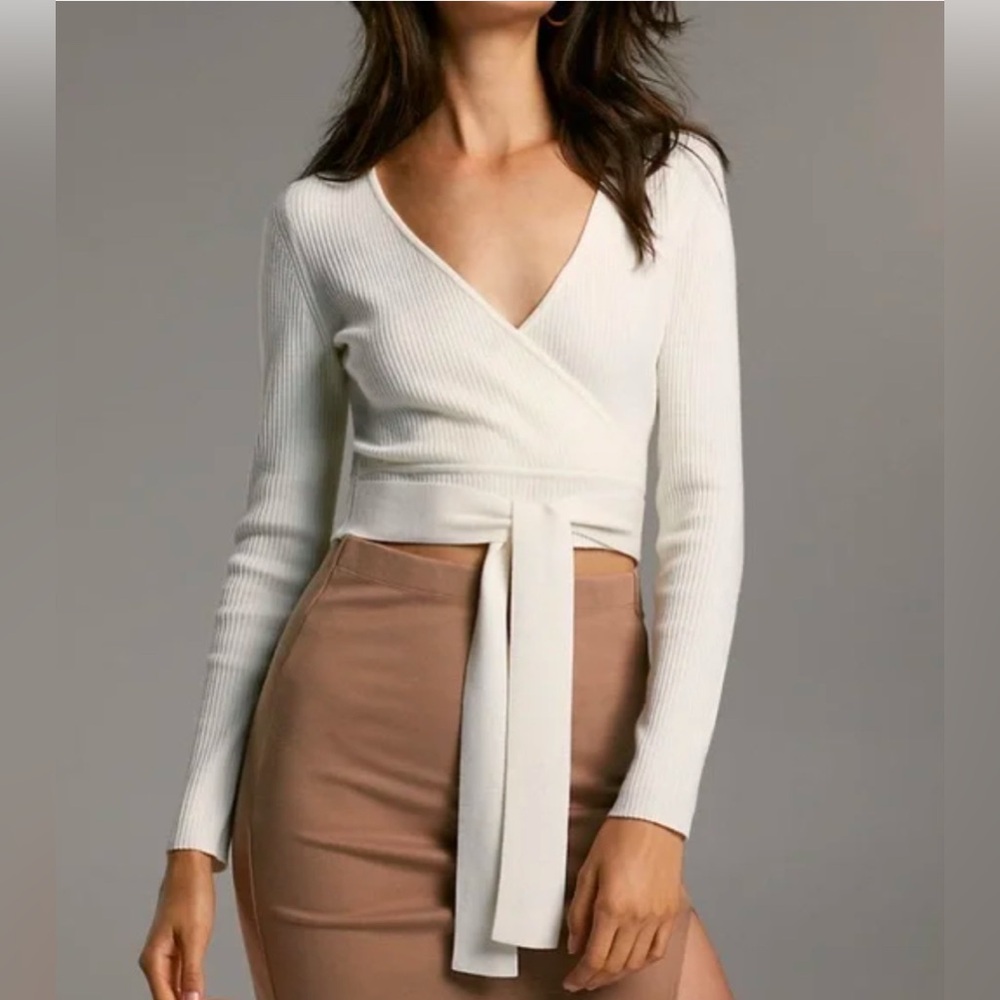 Wilfred White Wrap Top